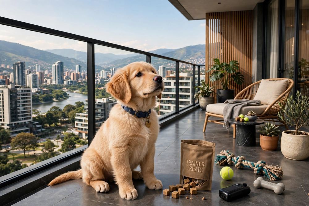 Cachorro golden retriever del programa Cachorro Sano de adiestramiento canino sin castigos